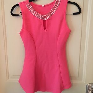 NWT never worn peplum blouse